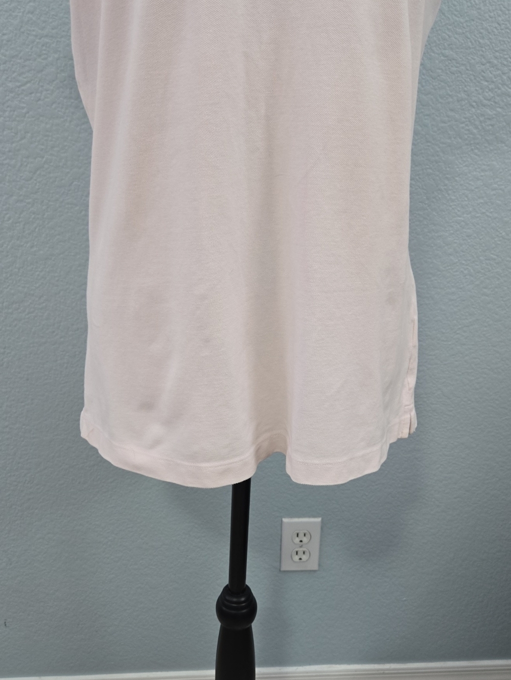 LILLY PULITZER Island Polo Light Pink Short Sleeve Polo Embroidered Palm LARGE - Picture 3 of 10